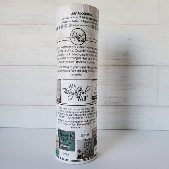 Vinyl Lettering Wall Art - Picture 2 of 7